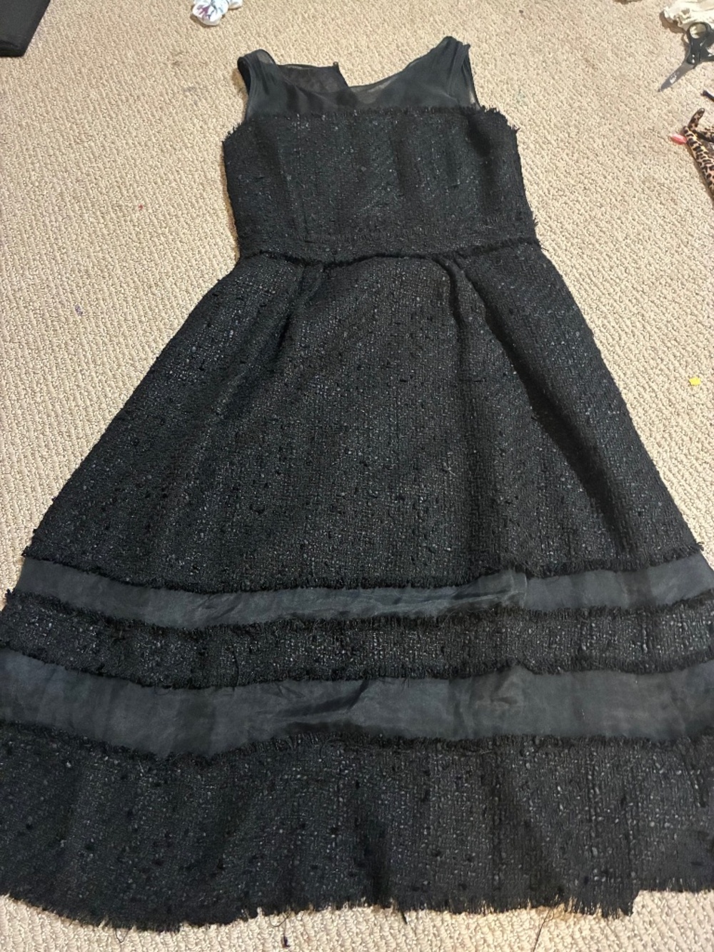 Badgley  mischka black dresa